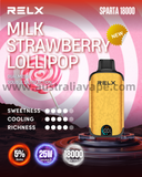 Relx SPARTA 18000 Puffs-Milk Strawberry Lollipop