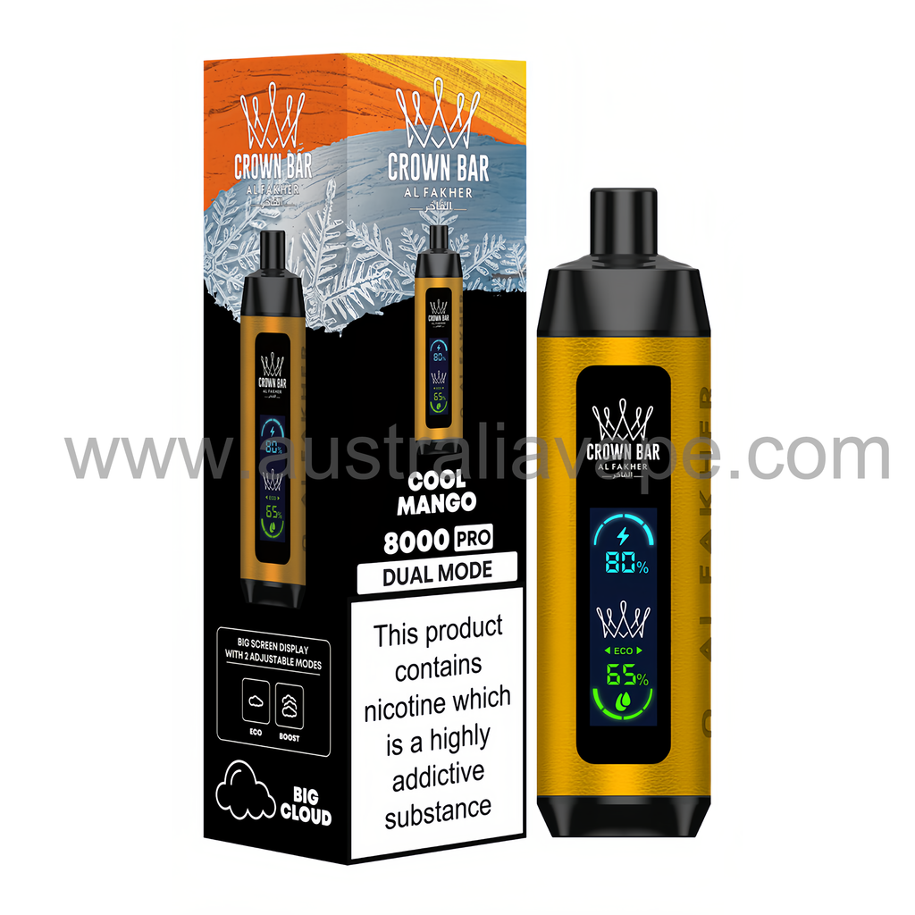 AL FAKHER CROWN BAR SHISHA- MANGO ICE/MANGO FREEZE