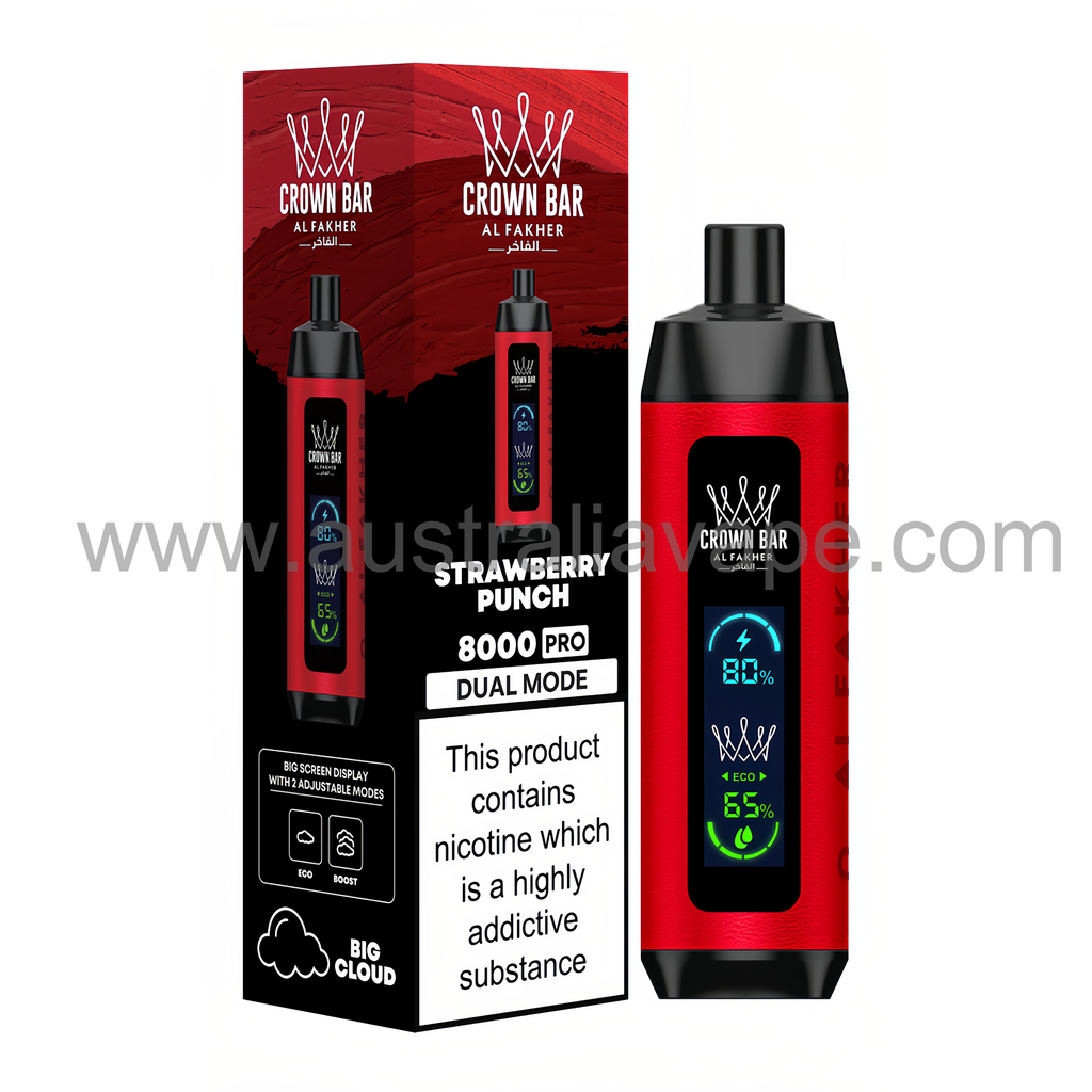 AL FAKHER CROWN BAR SHISHA-STRAWBERRY PUNCH Shisha