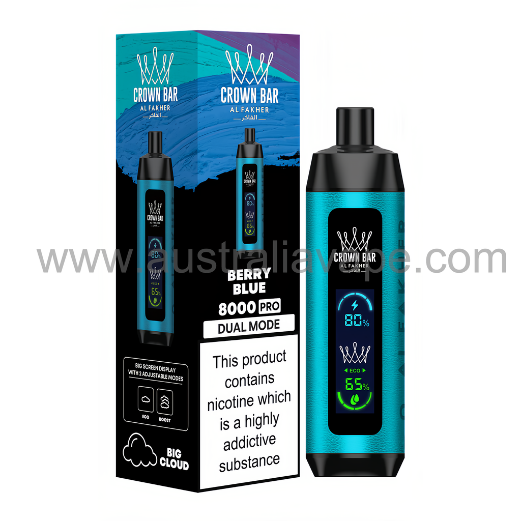 AL FAKHER CROWN BAR SHISHA-BERRY BLUE/Blue Ocean Shisha