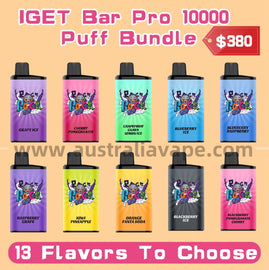 10 x IGET Bar Pro10000 Puffs Bundle
