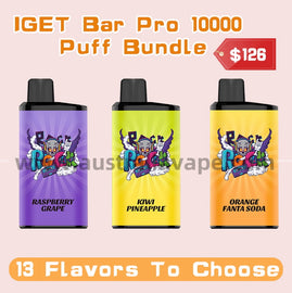 3 x IGET Bar Pro10000 Puffs Bundle