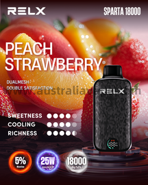 Relx SPARTA 18000 Puffs-Peach Strawberry
