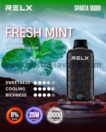 Relx SPARTA 18000 Puffs-Fresh Mint